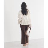 センターシームフレアパンツ | earth music&ecology  | 詳細画像16 