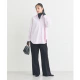 センターシームフレアパンツ | earth music&ecology  | 詳細画像19 