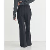 センターシームフレアパンツ | earth music&ecology  | 詳細画像32 