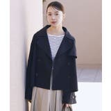 2WAYフードショートフレアトレンチ | earth music&ecology  | 詳細画像22 