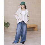 2WAYフードショートフレアトレンチ | earth music&ecology  | 詳細画像3 