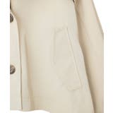 2WAYフードショートフレアトレンチ | earth music&ecology  | 詳細画像36 