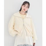 レースリバーシブルブルゾン | earth music&ecology | 詳細画像8