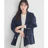 ダークネイビー | ダブルジャケット | earth music&ecology 