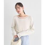 レイヤード風テレコプルオーバー | earth music&ecology | 詳細画像2