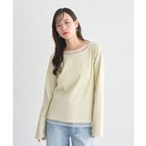 レイヤード風テレコプルオーバー | earth music&ecology | 詳細画像15