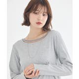 レイヤード風テレコプルオーバー | earth music&ecology | 詳細画像8