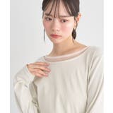 レイヤード風テレコプルオーバー | earth music&ecology | 詳細画像1