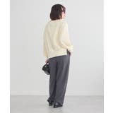 裾スリット裏毛プルオーバー | earth music&ecology  | 詳細画像14 