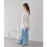 裾スリット裏毛プルオーバー | earth music&ecology  | 詳細画像5 