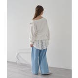 裾スリット裏毛プルオーバー | earth music&ecology  | 詳細画像6 