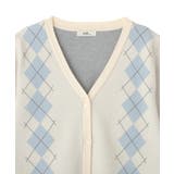 アーガイルニットカーディガン | earth music&ecology  | 詳細画像20 