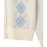 アーガイルニットカーディガン | earth music&ecology  | 詳細画像22 