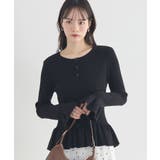 ペプラムニットプルオーバー | earth music&ecology  | 詳細画像10 