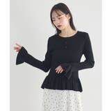 ペプラムニットプルオーバー | earth music&ecology  | 詳細画像12 