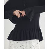 ペプラムニットプルオーバー | earth music&ecology  | 詳細画像19 