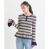 ペプラムニットプルオーバー | earth music&ecology  | 詳細画像5 