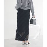 総レースナロースカート | earth music&ecology  | 詳細画像14 