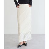 総レースナロースカート | earth music&ecology  | 詳細画像9 