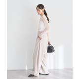 レースドッキングボートネックプルオーバー | earth music&ecology  | 詳細画像10 