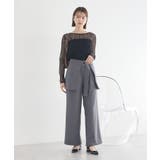 レースドッキングボートネックプルオーバー | earth music&ecology  | 詳細画像14 