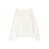 レースドッキングボートネックプルオーバー | earth music&ecology  | 詳細画像25 