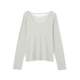 ランダムチェーンリブバックレースプルオーバー | earth music&ecology  | 詳細画像18 