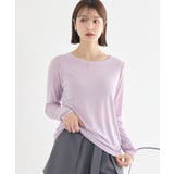ライトパープル | 微シアーメロープルオーバー | earth music&ecology