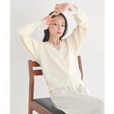 レーストリムカーディガン | earth music&ecology | 詳細画像8