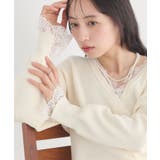 レーストリムカーディガン | earth music&ecology | 詳細画像9