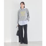 アソートロゴウラケドロストプルオーバー | earth music&ecology  | 詳細画像11 