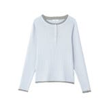 バイカラーヘンリーネックニットプルオーバー | earth music&ecology  | 詳細画像26 