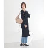 Vネックニットワンピース | earth music&ecology  | 詳細画像10 