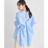 バックツイストオーバーシャツ | earth music&ecology  | 詳細画像11 