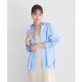 バックツイストオーバーシャツ | earth music&ecology  | 詳細画像12 