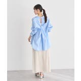 バックツイストオーバーシャツ | earth music&ecology  | 詳細画像15 