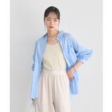 バックツイストオーバーシャツ | earth music&ecology  | 詳細画像16 