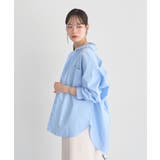 バックツイストオーバーシャツ | earth music&ecology  | 詳細画像17 