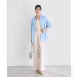 バックツイストオーバーシャツ | earth music&ecology  | 詳細画像19 