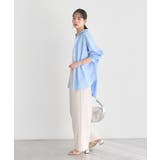 バックツイストオーバーシャツ | earth music&ecology  | 詳細画像20 