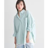 バックツイストオーバーシャツ | earth music&ecology  | 詳細画像4 