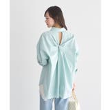 バックツイストオーバーシャツ | earth music&ecology  | 詳細画像7 