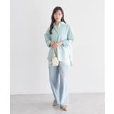 バックツイストオーバーシャツ | earth music&ecology  | 詳細画像8 