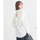 バックツイストオーバーシャツ | earth music&ecology  | 詳細画像30 