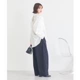 バックツイストオーバーシャツ | earth music&ecology  | 詳細画像32 