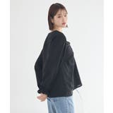 フロントツイストブラウス | earth music&ecology  | 詳細画像3 