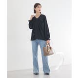 フロントツイストブラウス | earth music&ecology  | 詳細画像5 