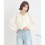 フロントツイストブラウス | earth music&ecology  | 詳細画像8 