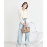 フロントツイストブラウス | earth music&ecology  | 詳細画像9 