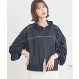 ブラック | パイピングスポーティブルゾン | earth music&ecology